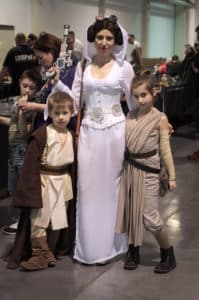Rodzinny Pyrkon, Pyrkon 2016, cosplay księżniczka Leia