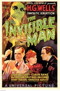 Niewidzialny Człowiek widoczny na plakacie promującym film