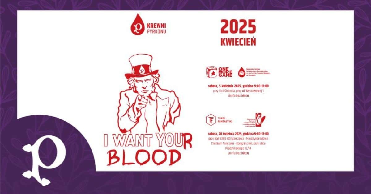 Krewni Pyrkonu w kwietniu na wydarzeniach One More Game i Warszawskie Targi Fantastyki – wiosna 2025