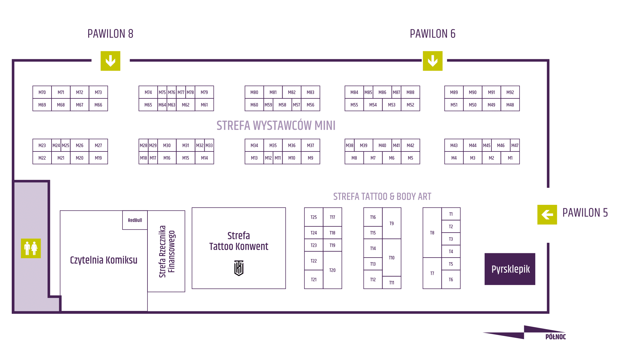 Mapa Pavilion 5A