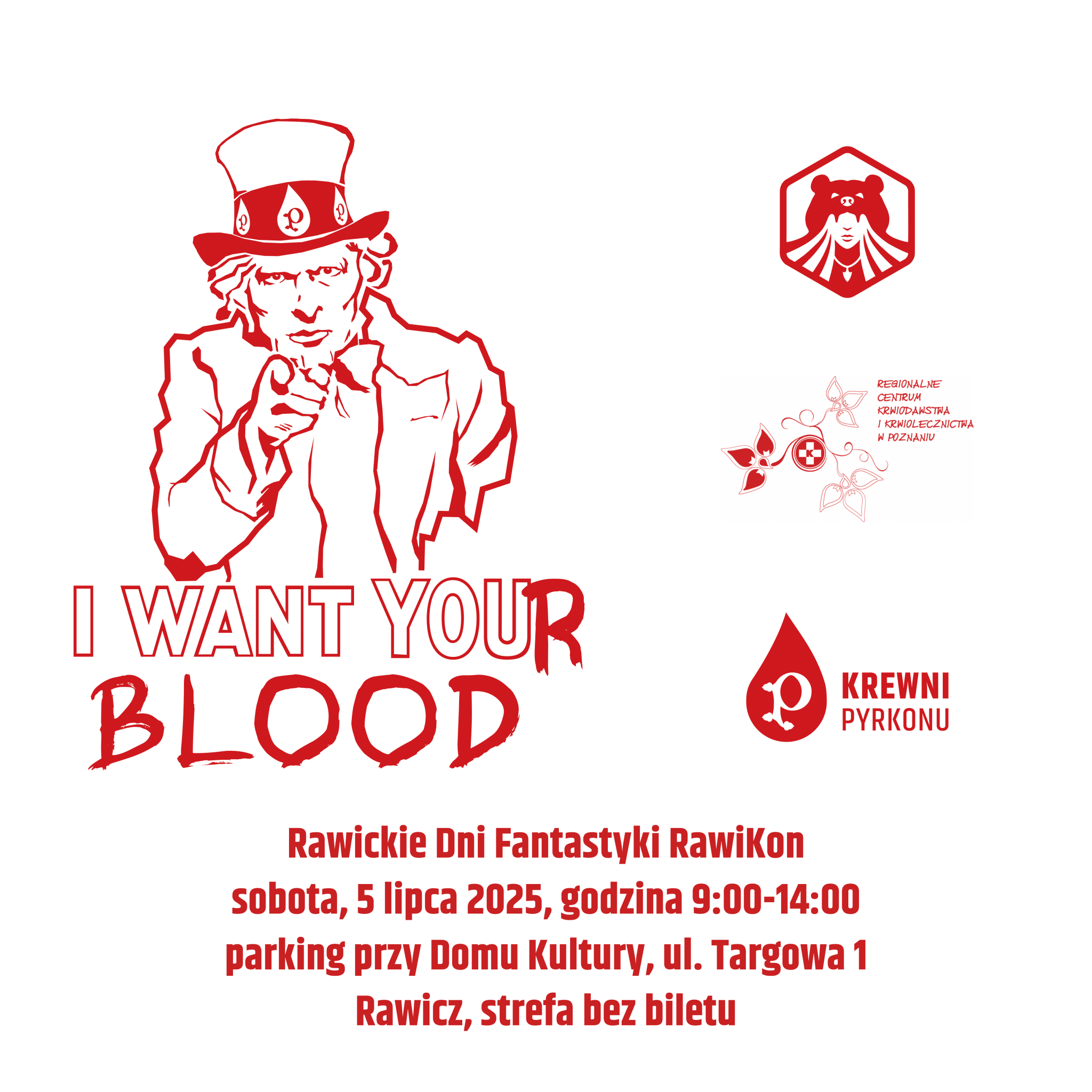 Krewni Pyrkonu na RawiKonie  – pierwsza zbiórka krwi na tym wydarzeniu