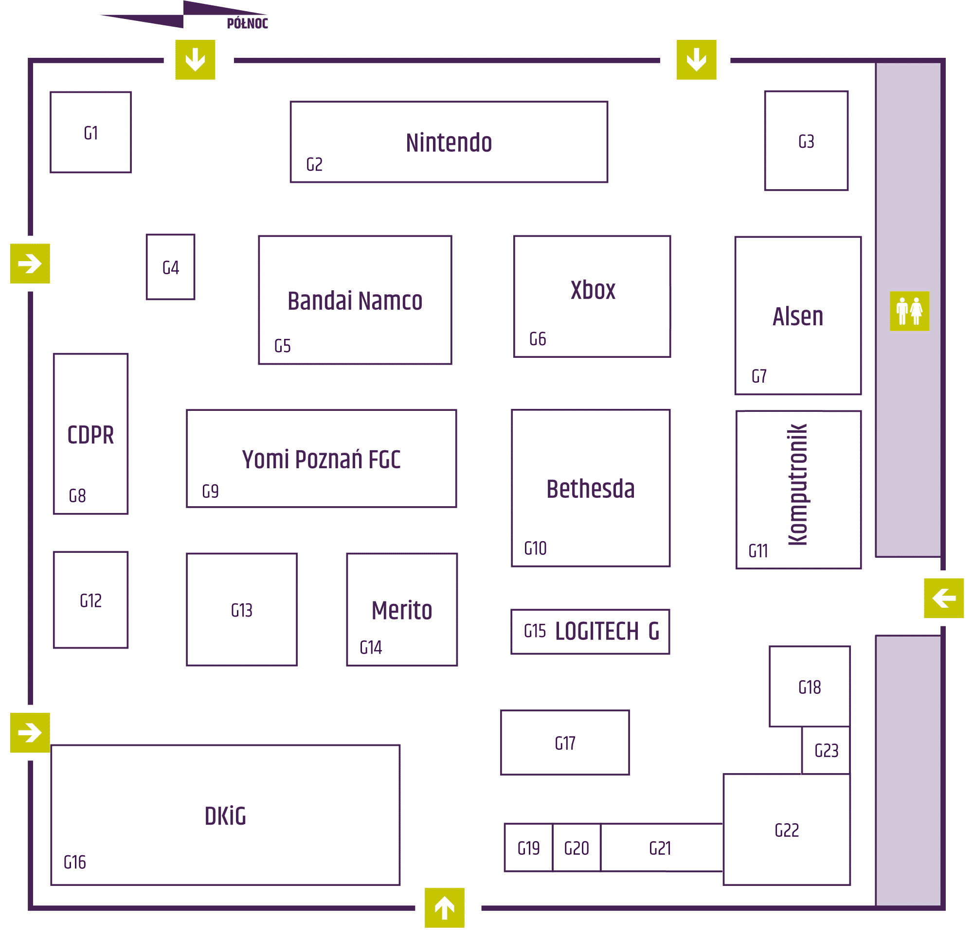 Mapa Pawilon 8A