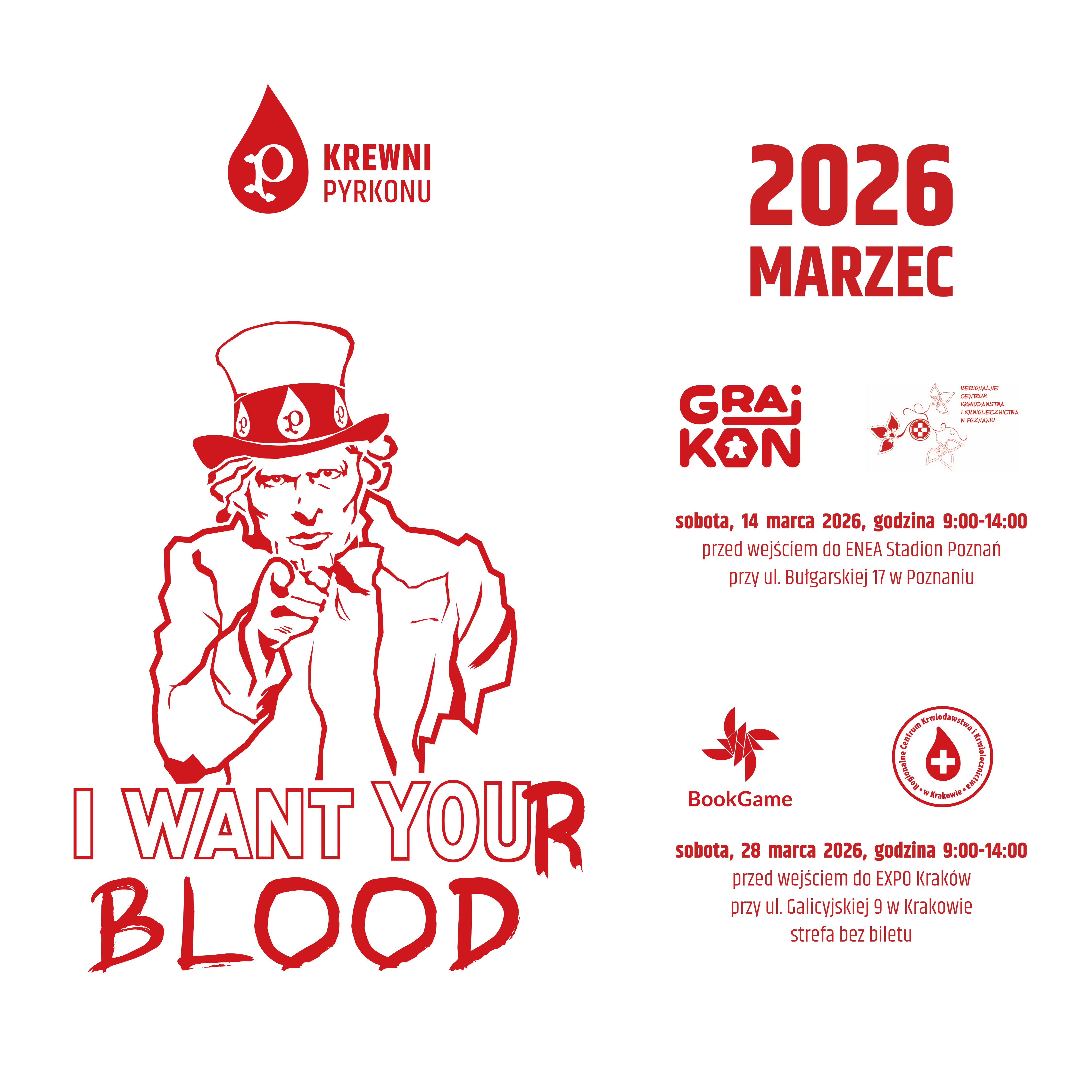 Krewni Pyrkonu – startujemy 2026! W marcu: Grajkon i BookGame